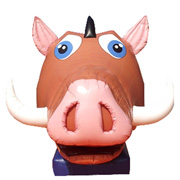 inflatable cow cartoon